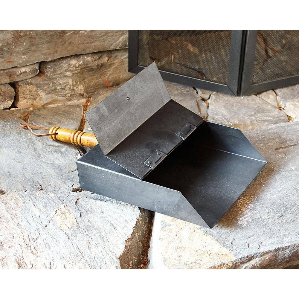 18 in. L Grey No Mess Ash Box with Lid - Hercitys