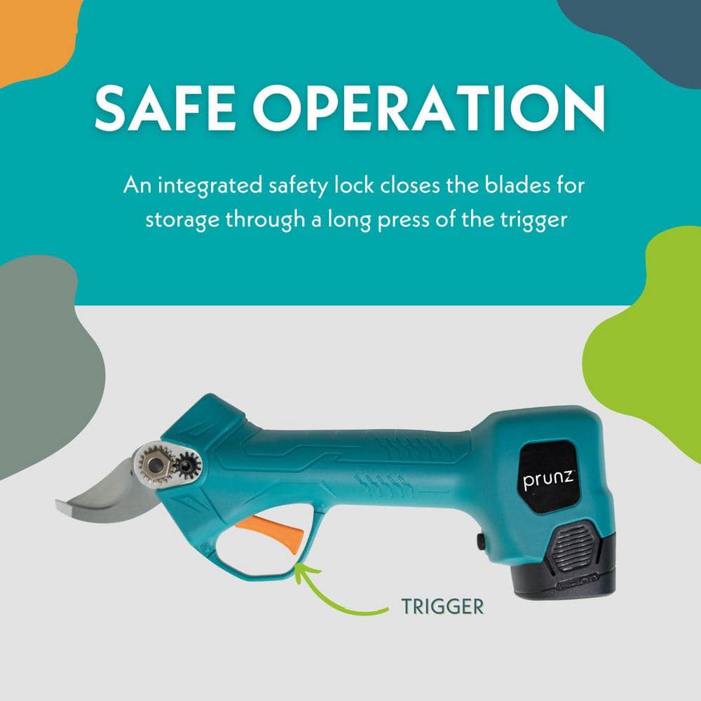 2.5 in. 14.4-Volt Battery-Powered Bypass Pruning Shears - Hercitys