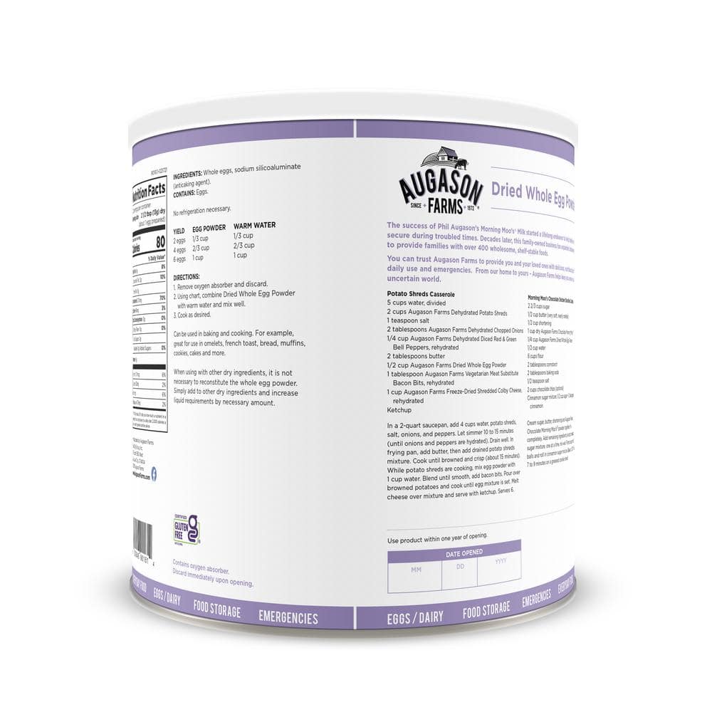 33 oz. #10 GF AF Whole Egg - Hercitys