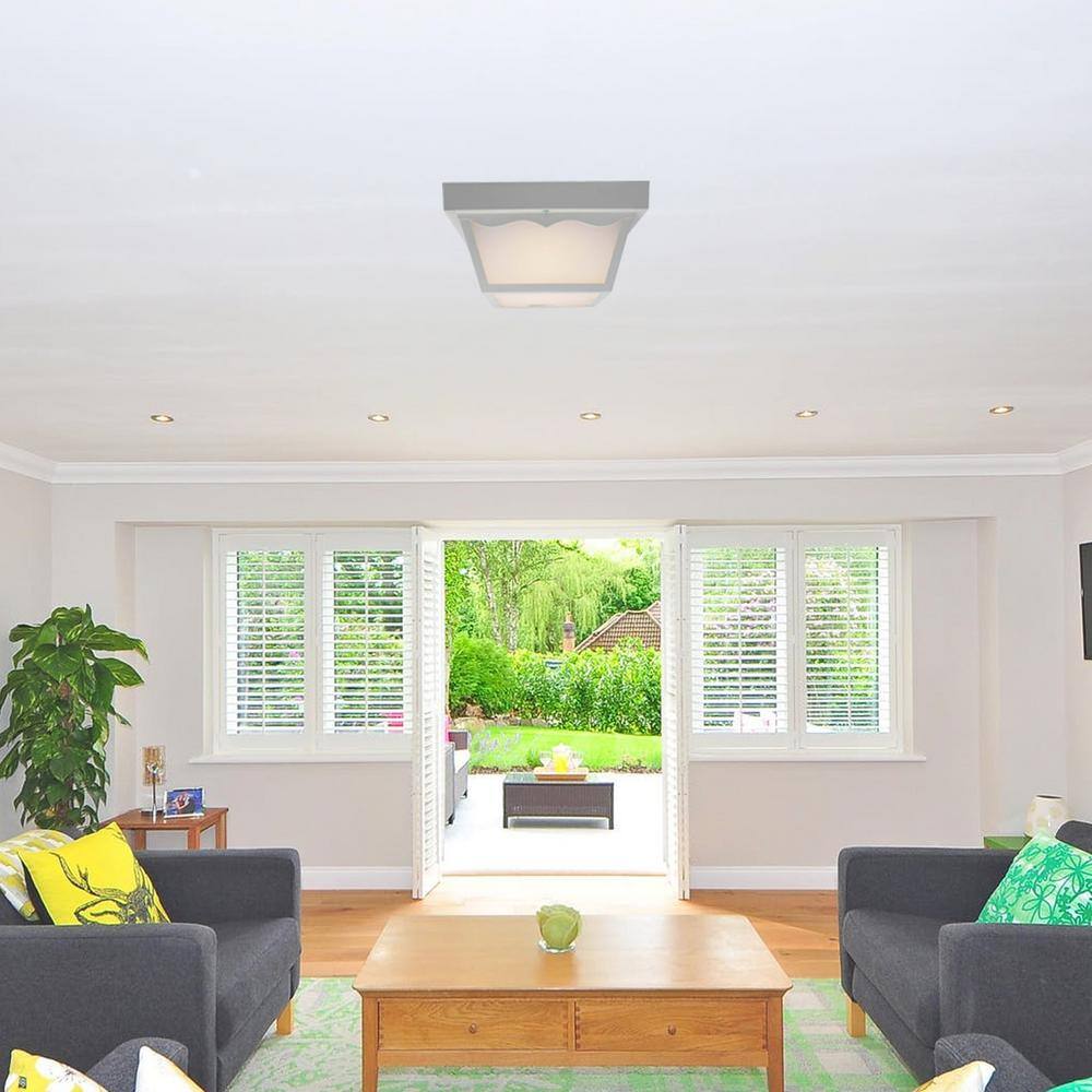 10.5 in. White LED Flush Mount - Hercitys