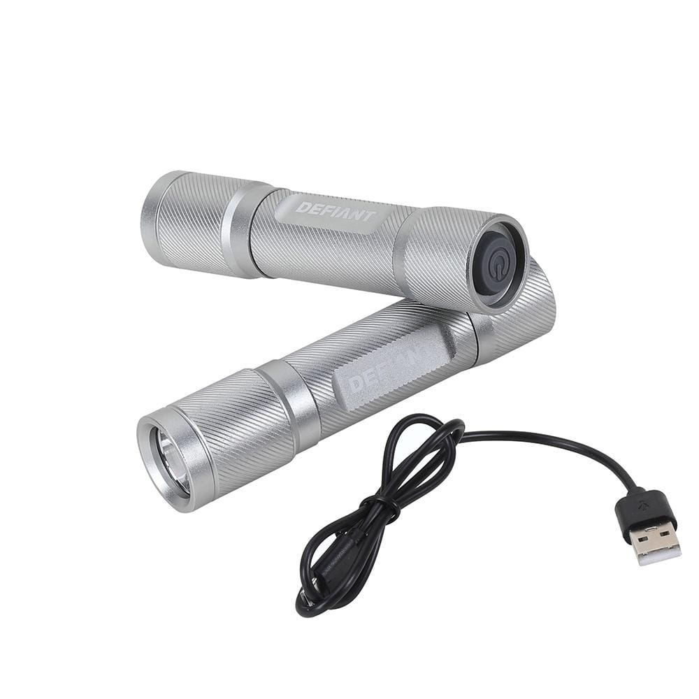 500 Lumens LED Rechargeable Aluminum Flashlight (2-Pack) - Hercitys