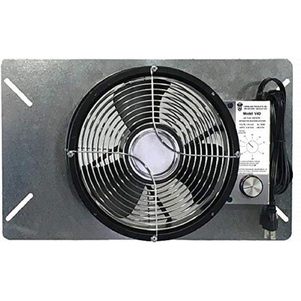 18 in. x 4 in. x 11 in. Moisture Mold Reducing UnderAire Crawlspace Ventilator Fan - Hercitys