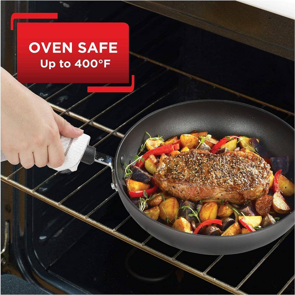 10.25 in. Aluminum Hard Anodized Nonstick Griddle Pan in Gray - Hercitys