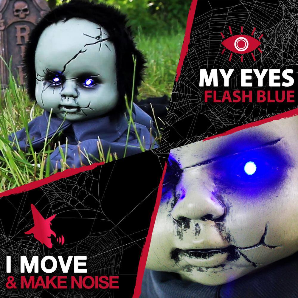 10.5 in. Touch Activated Animatronic Doll - Hercitys