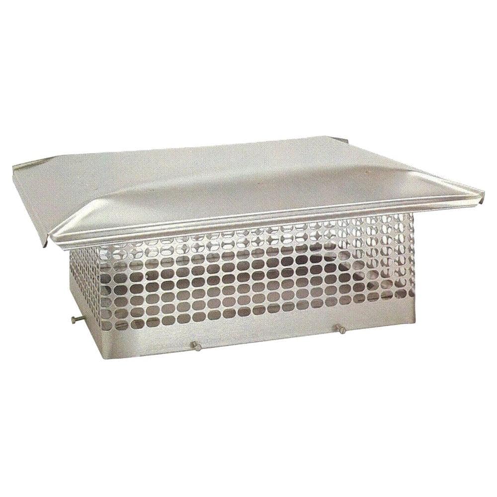17 in. x 21 in. Adjustable Stainless Steel Chimney Cap - Hercitys