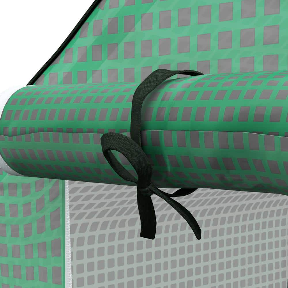 55 in. x 56.25 in. x 74.75 in.  Polyethylene (PE) Green and White Greenhouse Cover - Hercitys