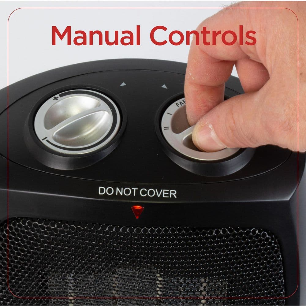 1,500-Watt Electric Personal Ceramic Space Heater - Hercitys