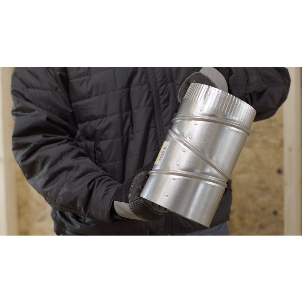 26-Gauge 12 in. 90-Degree Adjustable Elbow - Hercitys