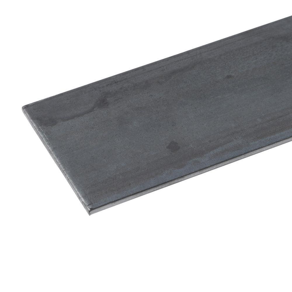2 in. x 6 ft. – 1/8 in. Thick Plain Steel Flat Bar - Hercitys