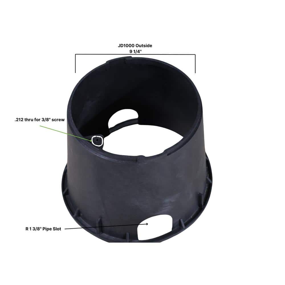 10 in. Round Irrigation Ground Valve Box - Hercitys