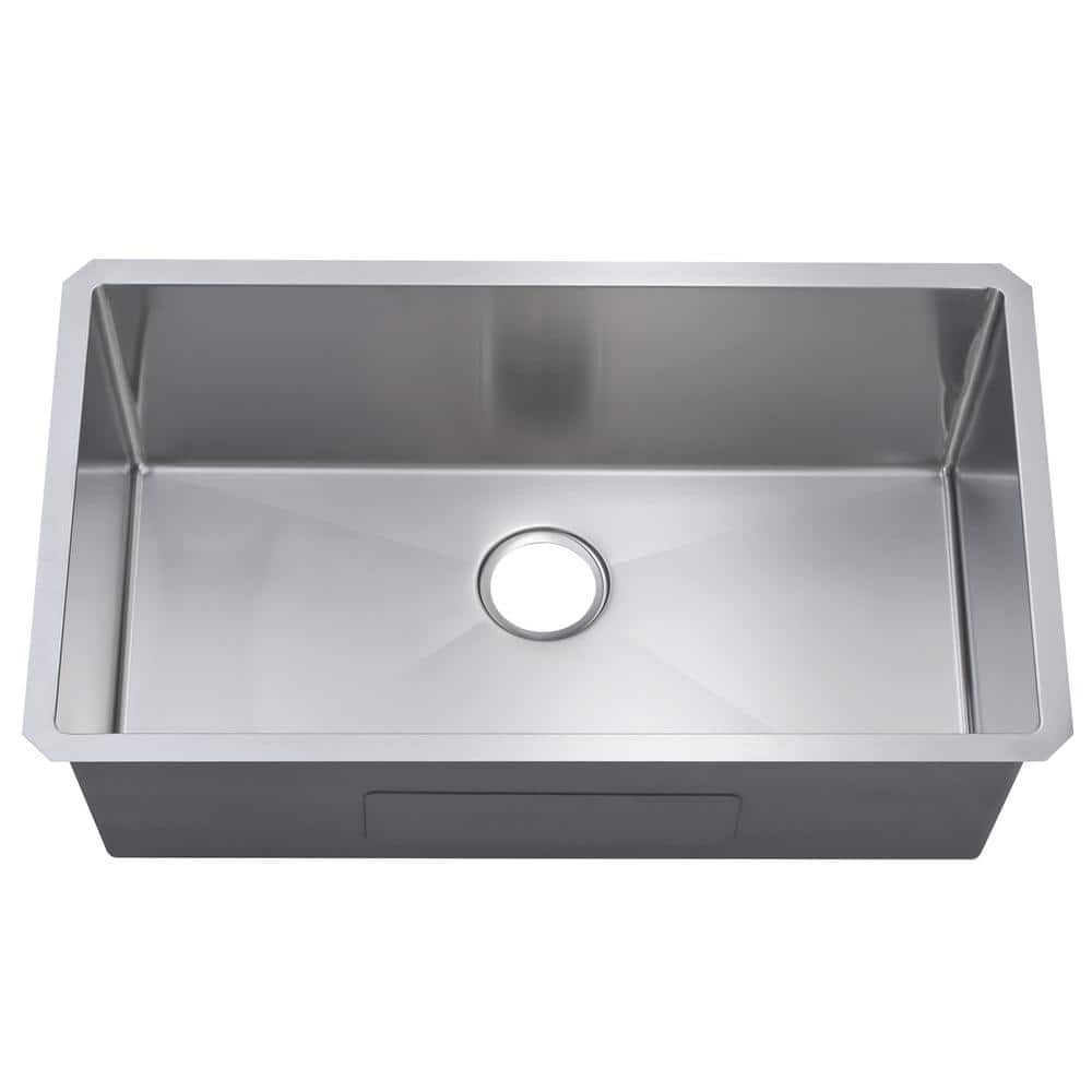 18-Gauge 304-Stainless Steel 32 in. Undermount Bar Sink Kitchen Sink - Hercitys