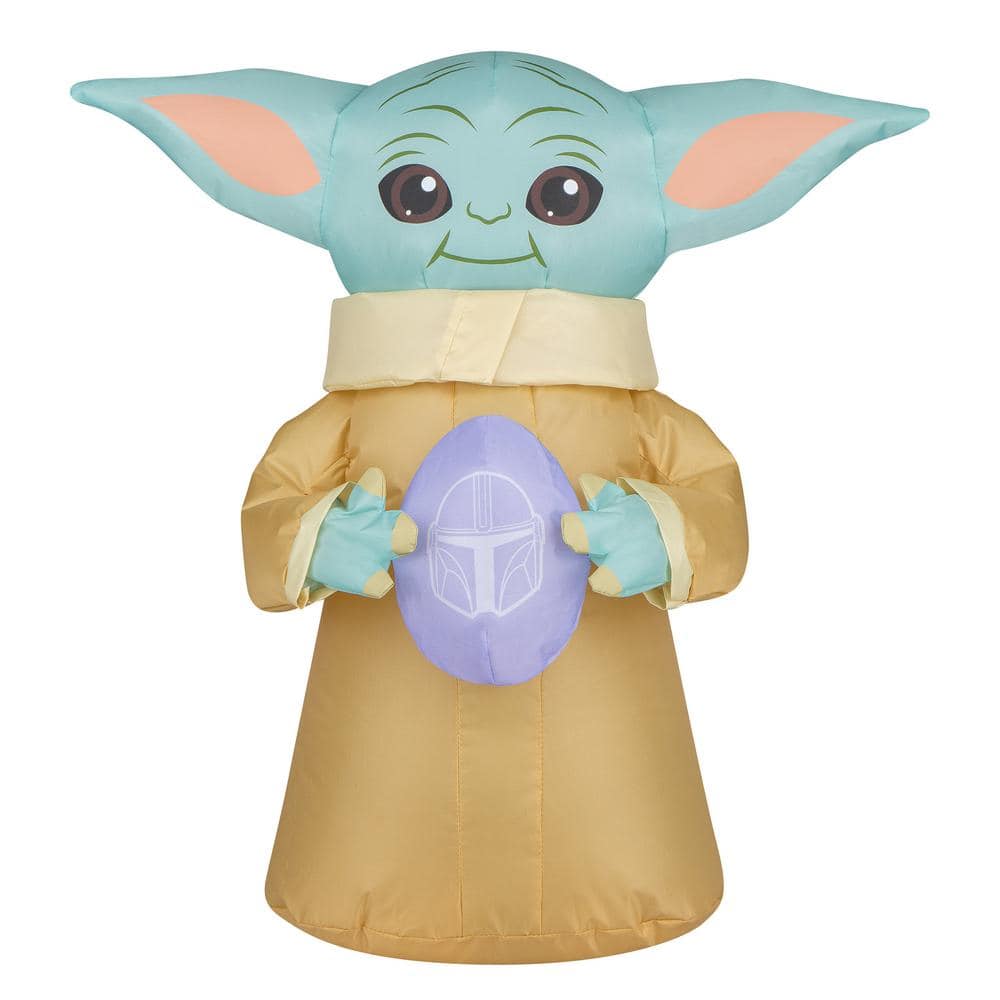 18 in. Inflatable Easter Baby Yoda - Hercitys