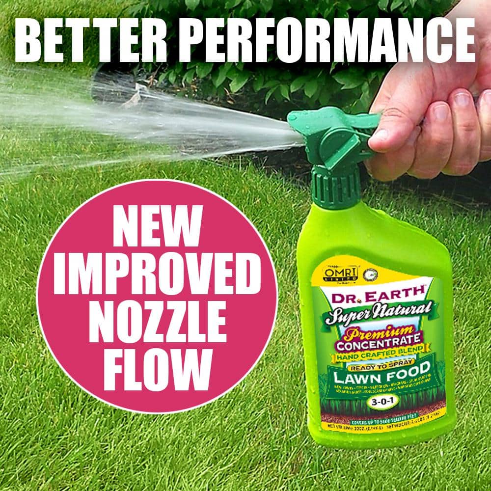 32 oz. Super Natural Ready-to-Spray Hose End Liquid Lawn Fertilizer - Hercitys