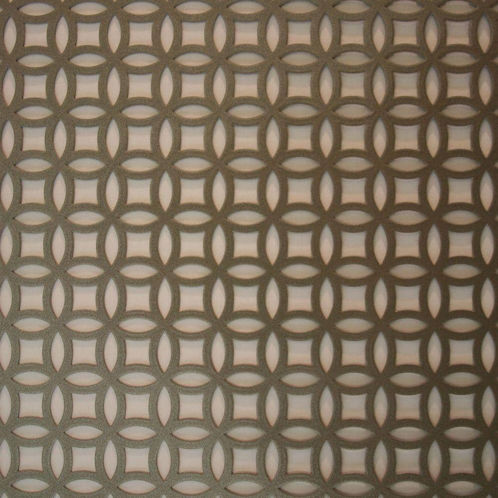 1 ft. x 2 ft. Satin Nick Elliptical Aluminum Sheet - Hercitys