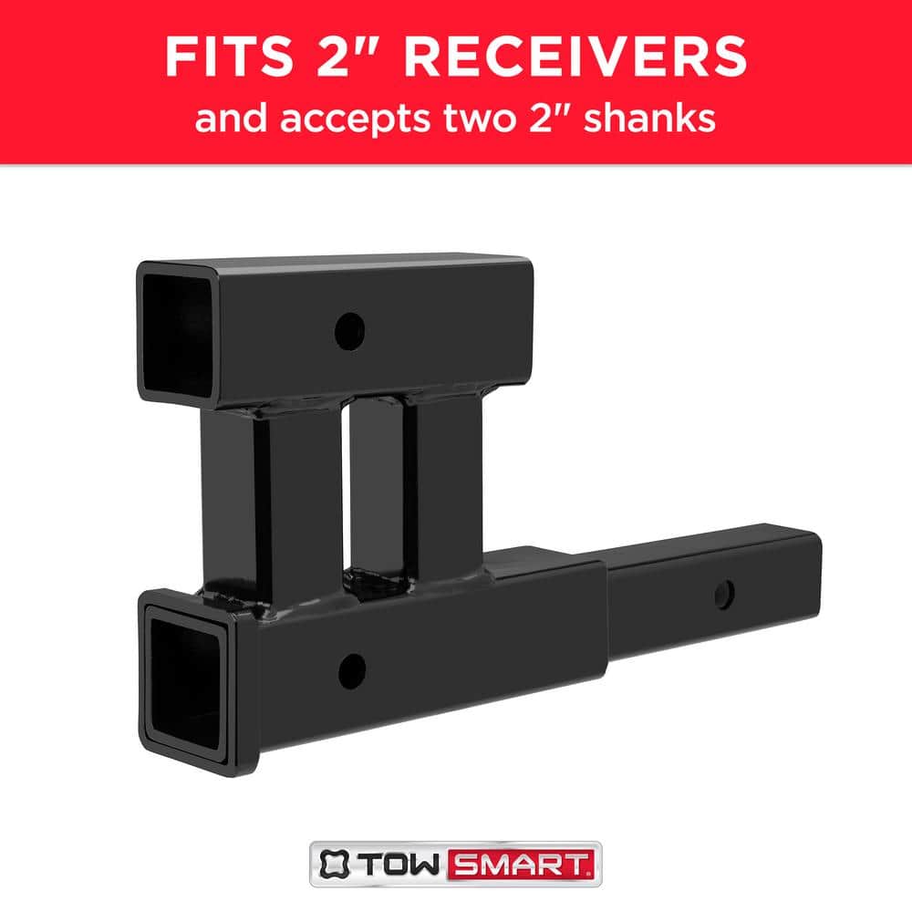 2 in. Dual Hitch Extension 4000 lbs. - Hercitys