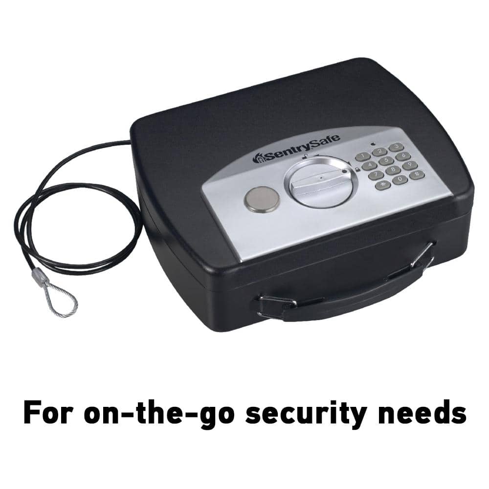 0.08 cu. ft. Portable Safe Box with Digital Lock - Hercitys
