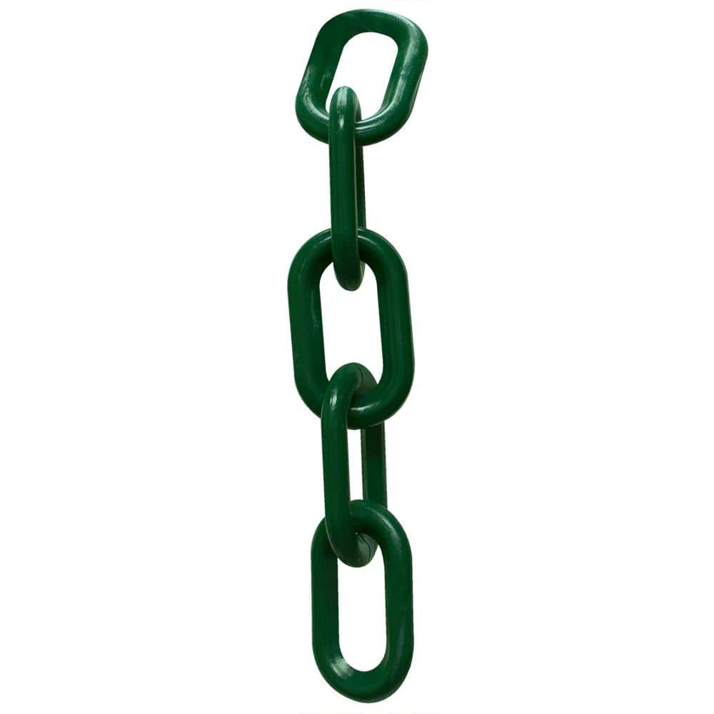 1 in. (#4, 25 mm) x 25 ft. Evergreen Plastic Chain - Hercitys