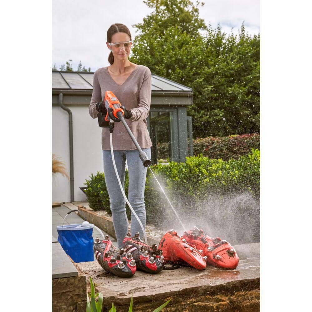 20V MAX 350 PSI 1.0 GPM Cold Water Electric Pressure Washer with (1) 1.5 Ah Battery & Charger - Hercitys