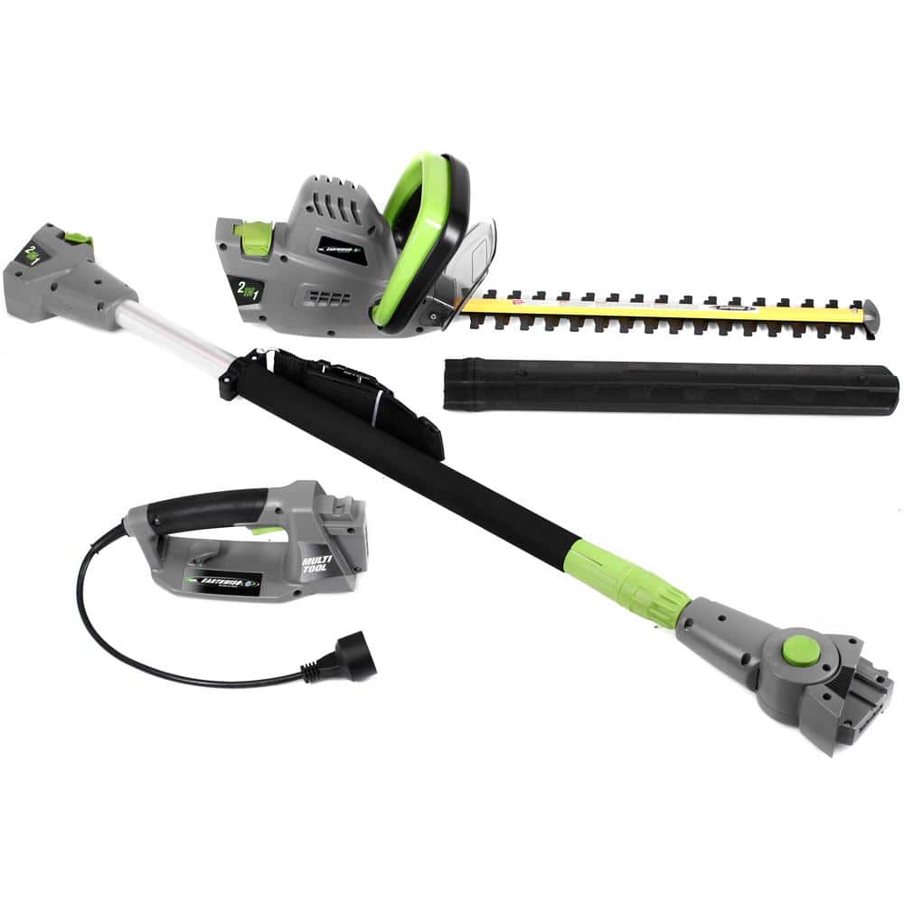 2 in 1, 18 in. 4.5 Amp Electric Multi-Tool Pole/Hedge Trimmer - Hercitys