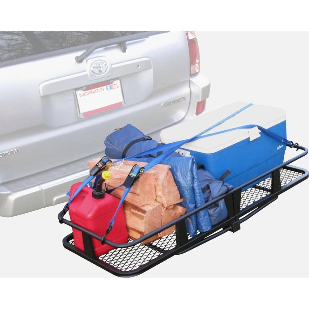 500 lb. Capacity 48 in. x 20 in. Steel Fold Up Cargo Carrier for 2 in. Receiver - Hercitys