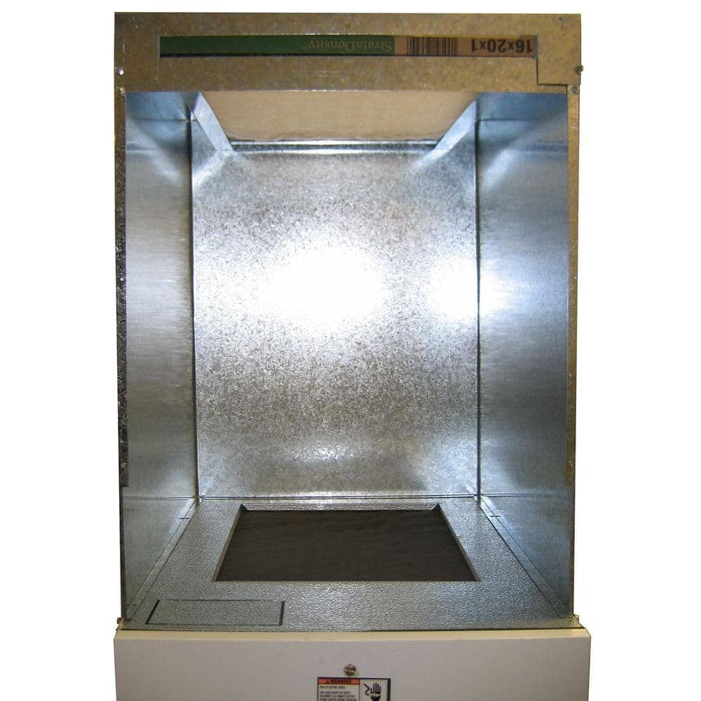 30-1/2 in. x 19-3/4 in. Galvanized Steel Knock Down Return Air Coil Box with Filter - Hercitys