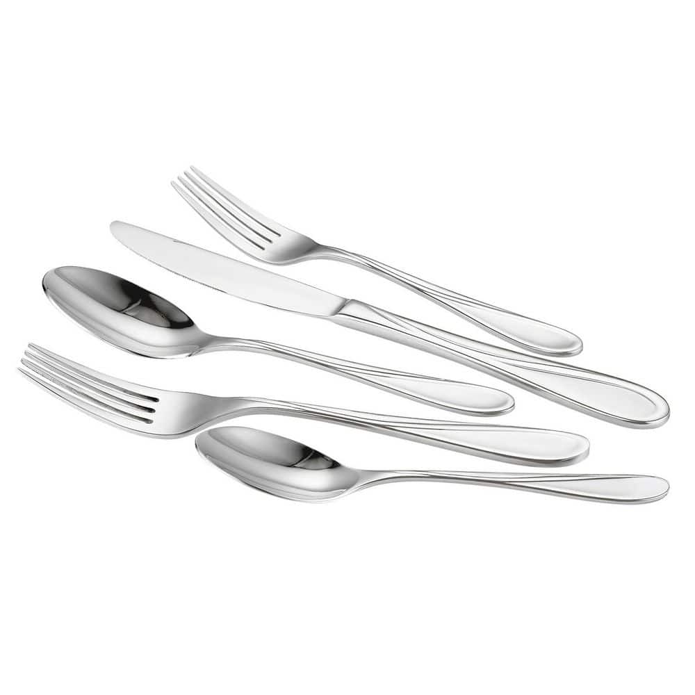 30-Piece Stainless Steel Flatware Set, Food-Grade Mirror Finish Cutlery, Dishwasher Safe Utensils for Kitchen - Hercitys