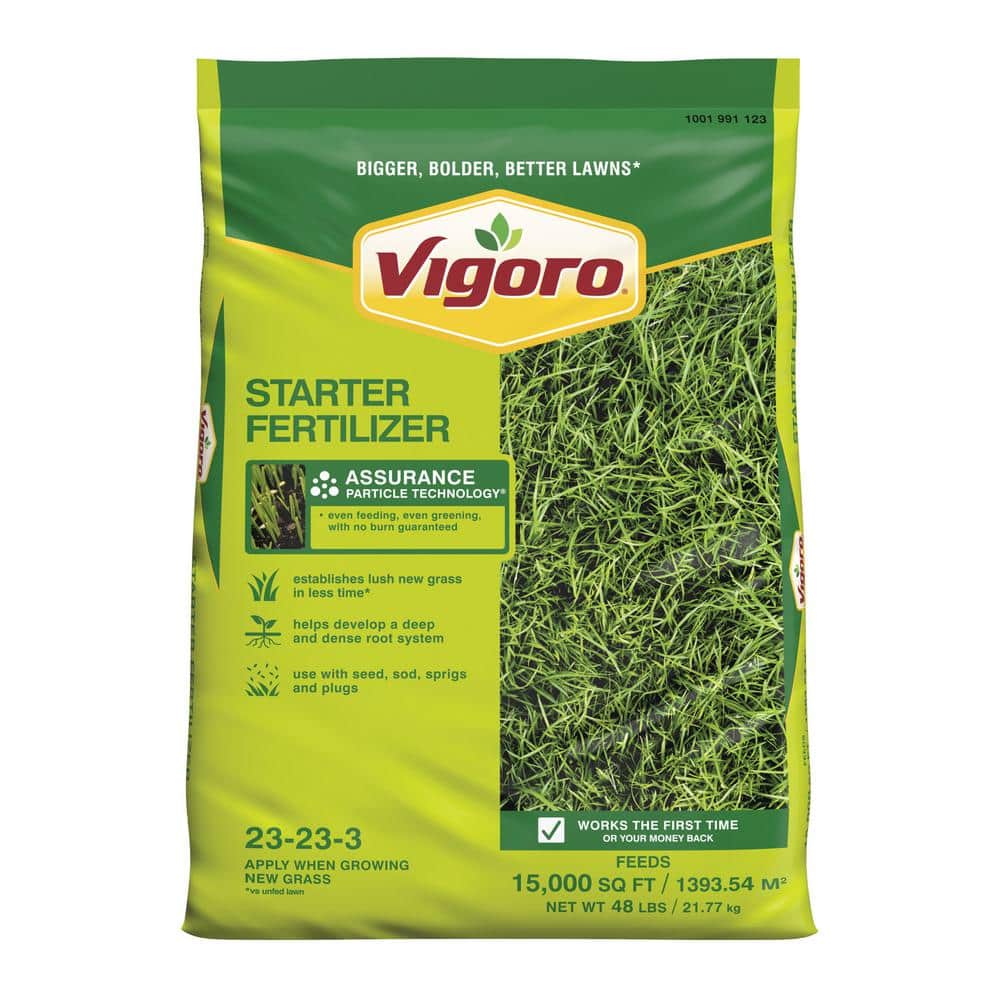48 lbs. 15,000 sq. ft. Starter Fertilizer for Growing New Grass - Hercitys