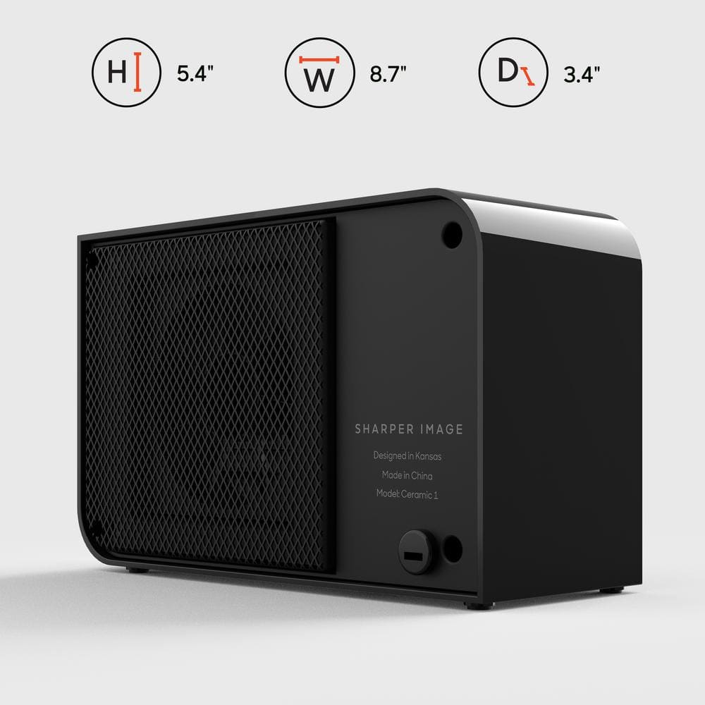 1100-Watt 5.4 in. Electric Ceramic 1 Ceramic Space Heater - Hercitys