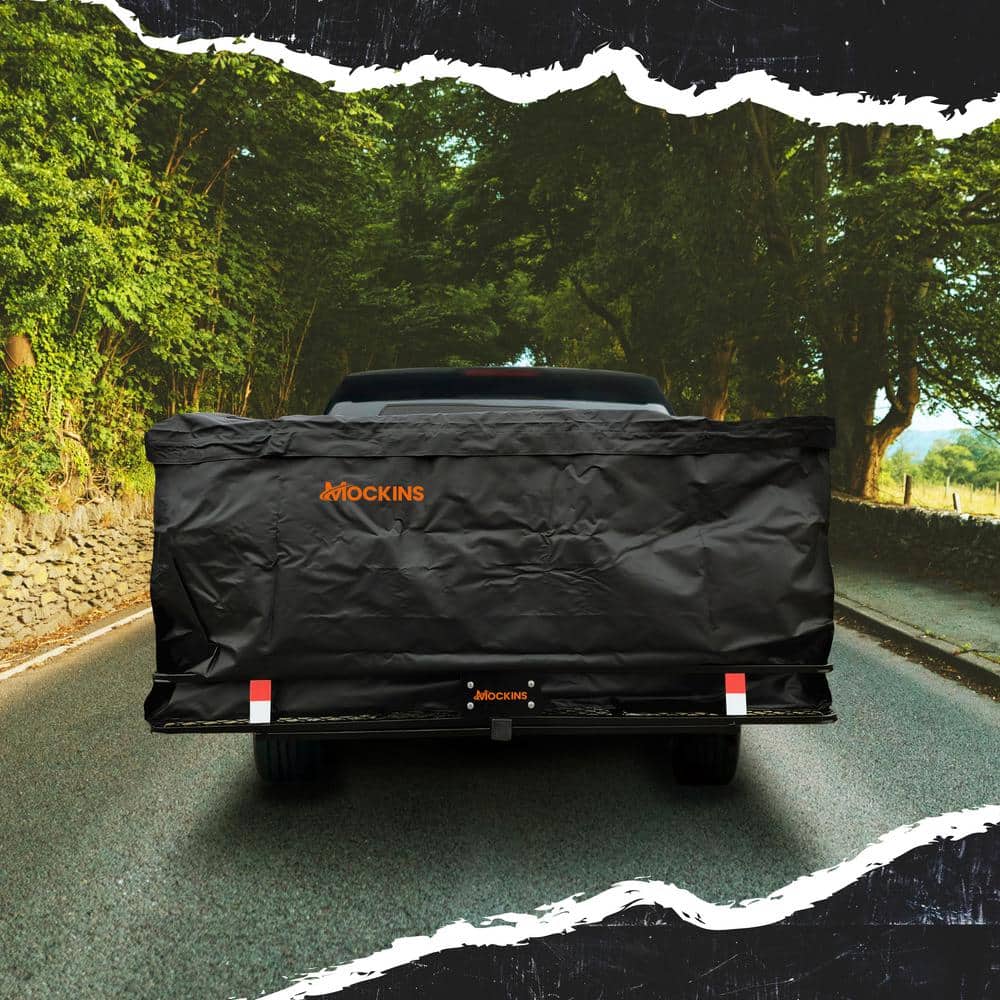 40 cu. Ft. Waterproof Cargo Carrier Bag 70 in. x 33 in. x 30 in. Hitch Bag with Lock, Straps and Carry Bag - Hercitys