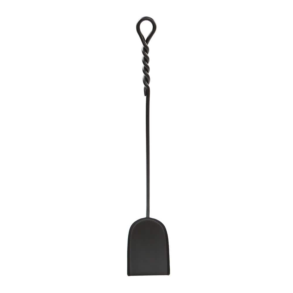 28 in. Tall Black Rope Design Standard Fireplace Shovel - Hercitys