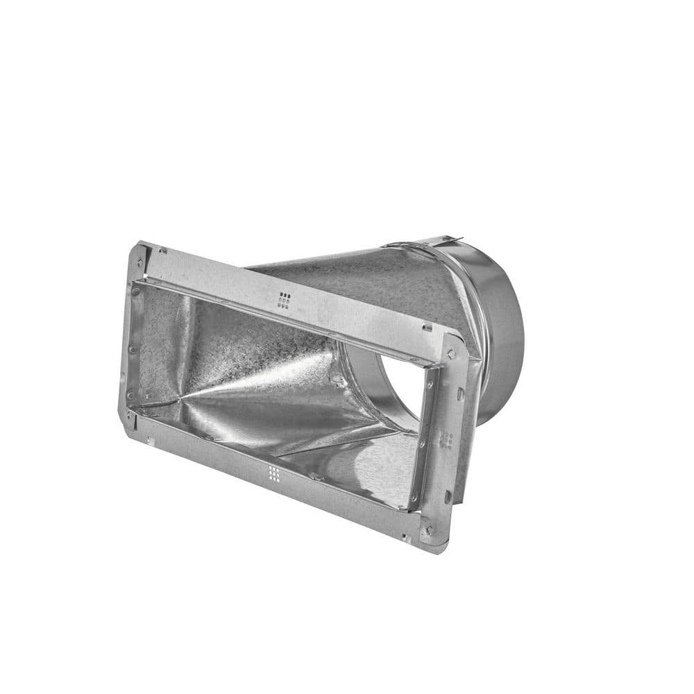 10 in. x 4 in. to 6 in. Register Box with Flange - Hercitys