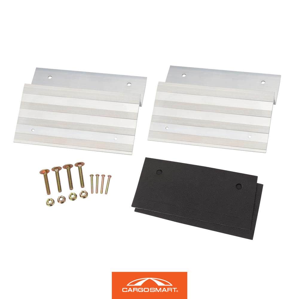 12 in. Aluminum Truck Loading Ramp Plate Kit (Includes 2 Ramp Plates) - Hercitys