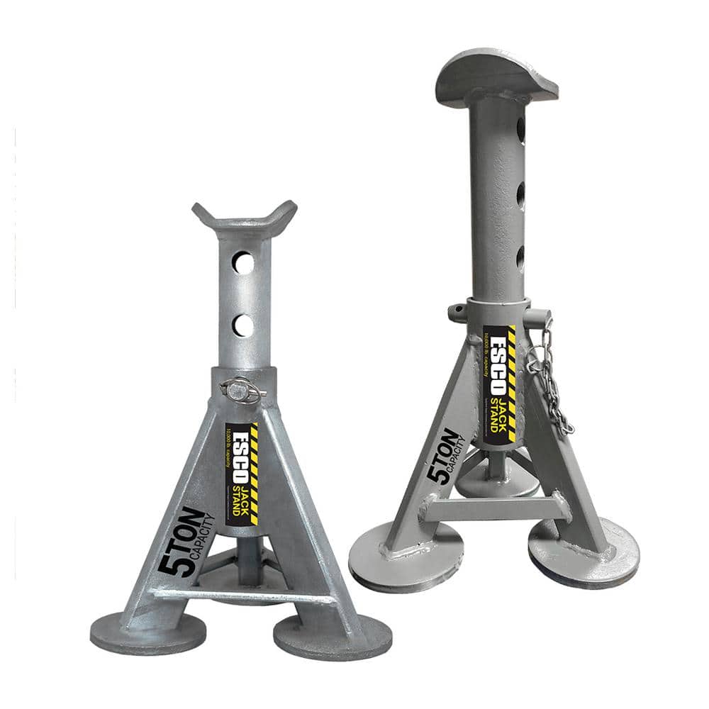5-Ton Performance Axle Top Post Jack Stands (Pair) - Hercitys