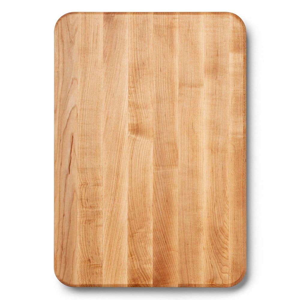 20 in. x 14 in. Rectangular Wooden Edge Grain Cutting Board - Hercitys