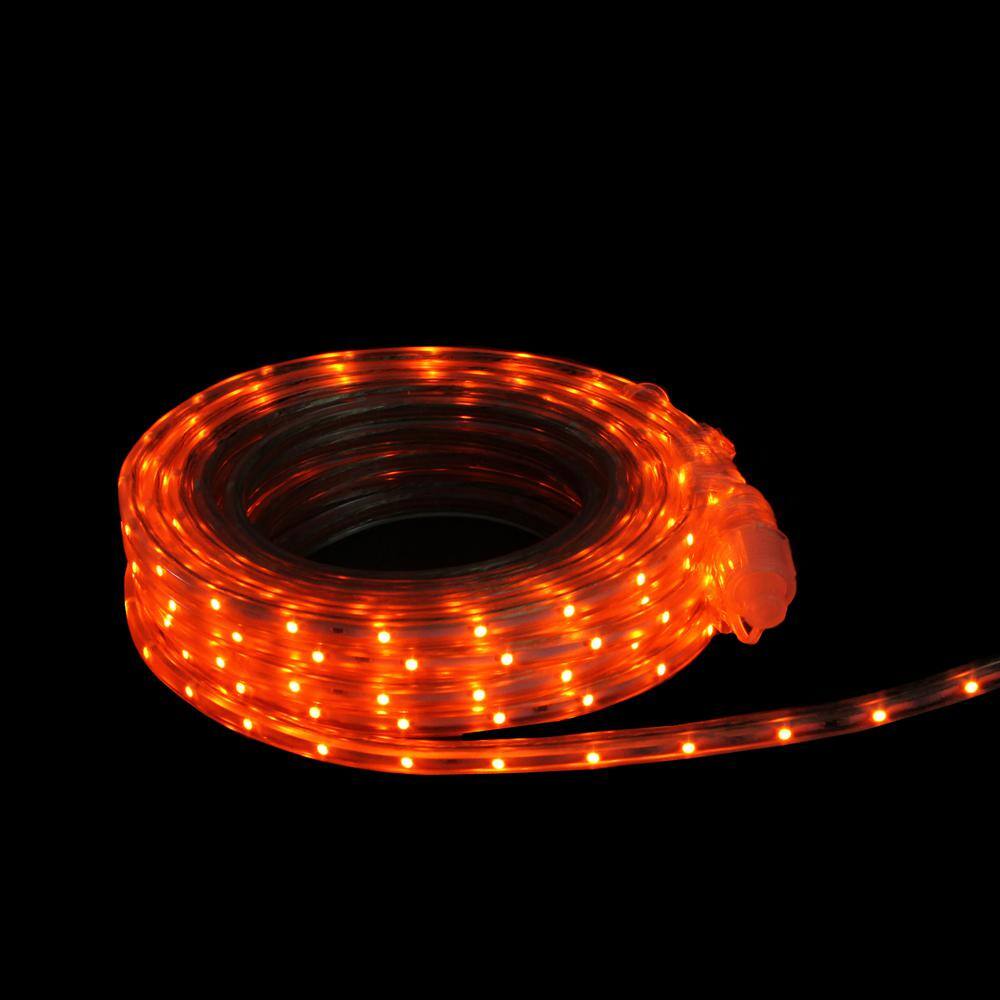 30 ft. 108-Light Orange LED Outdoor Christmas Linear Tape Lighting - Hercitys