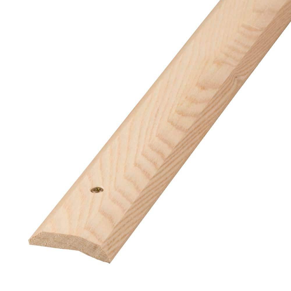 2″X 72″ UNFINISHED HARDWOOD Transition Strip CARPET TRIM W/SCREWS - Hercitys