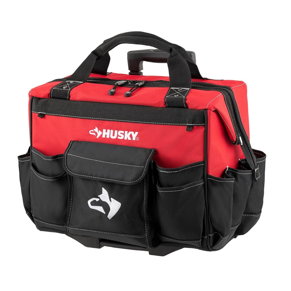 18 in. Rolling Tool Bag with 18 in. and 12 in. Tool Bags - Hercitys