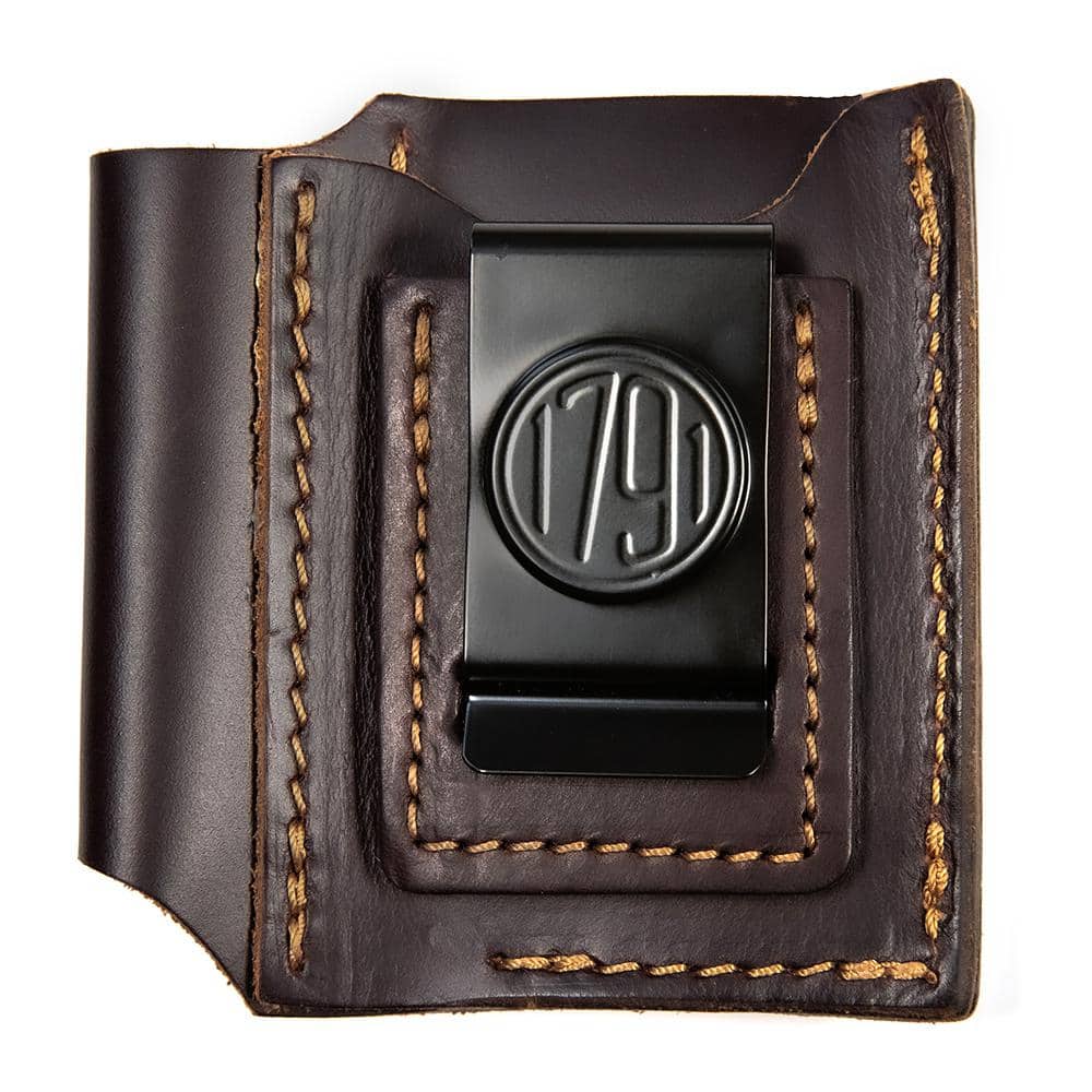 3.7 in. Standard Small and Medium Burgundy Full-Grain Leather Tool Organizer - Hercitys