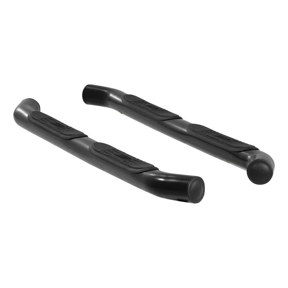 3-Inch Round Black Steel Nerf Bars, No-Drill, Select Toyota FJ Cruiser - Hercitys