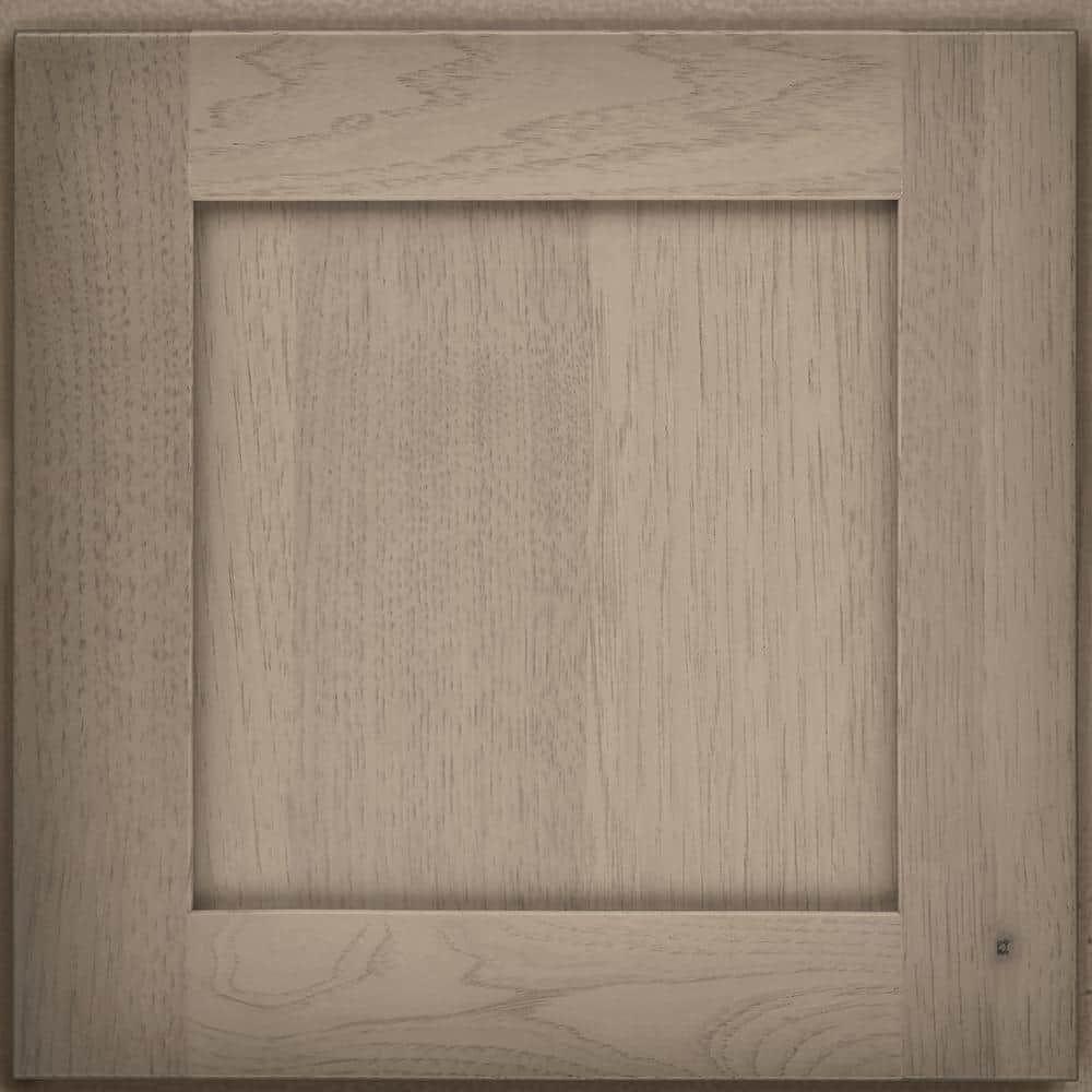 14-5/8 in. x 14-5/8 in. Cabinet Door Sample in Translucent Monument Grey - Hercitys