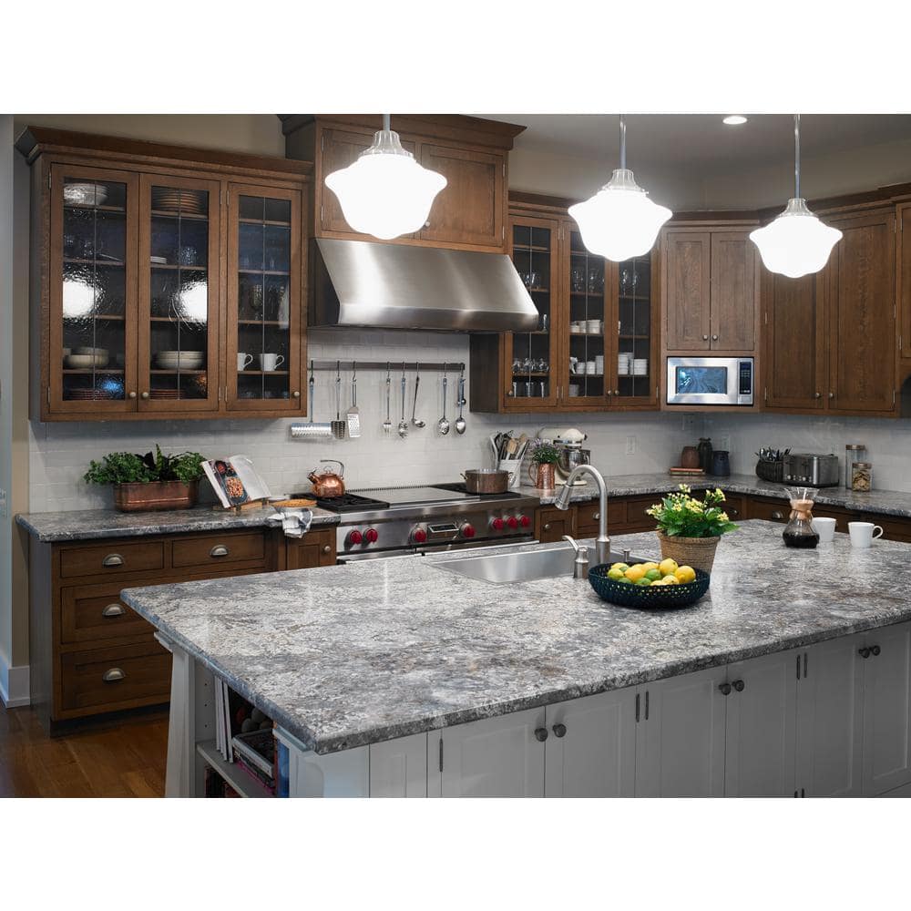 5 ft. x 12 ft. Laminate Sheet in 180fx Azul Aran with Artisan Finish - Hercitys