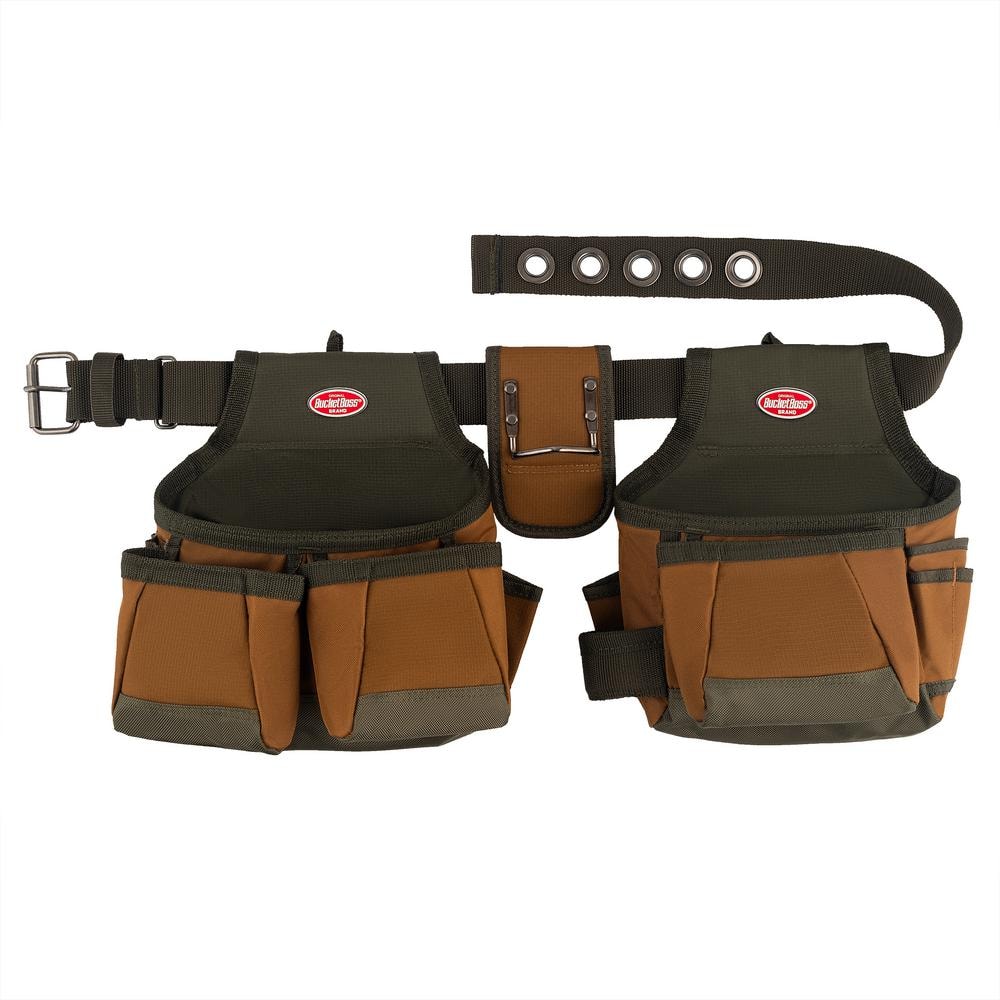 23.75 in. 10-Pocket Builder’s Work Tool Belt Rig - Hercitys