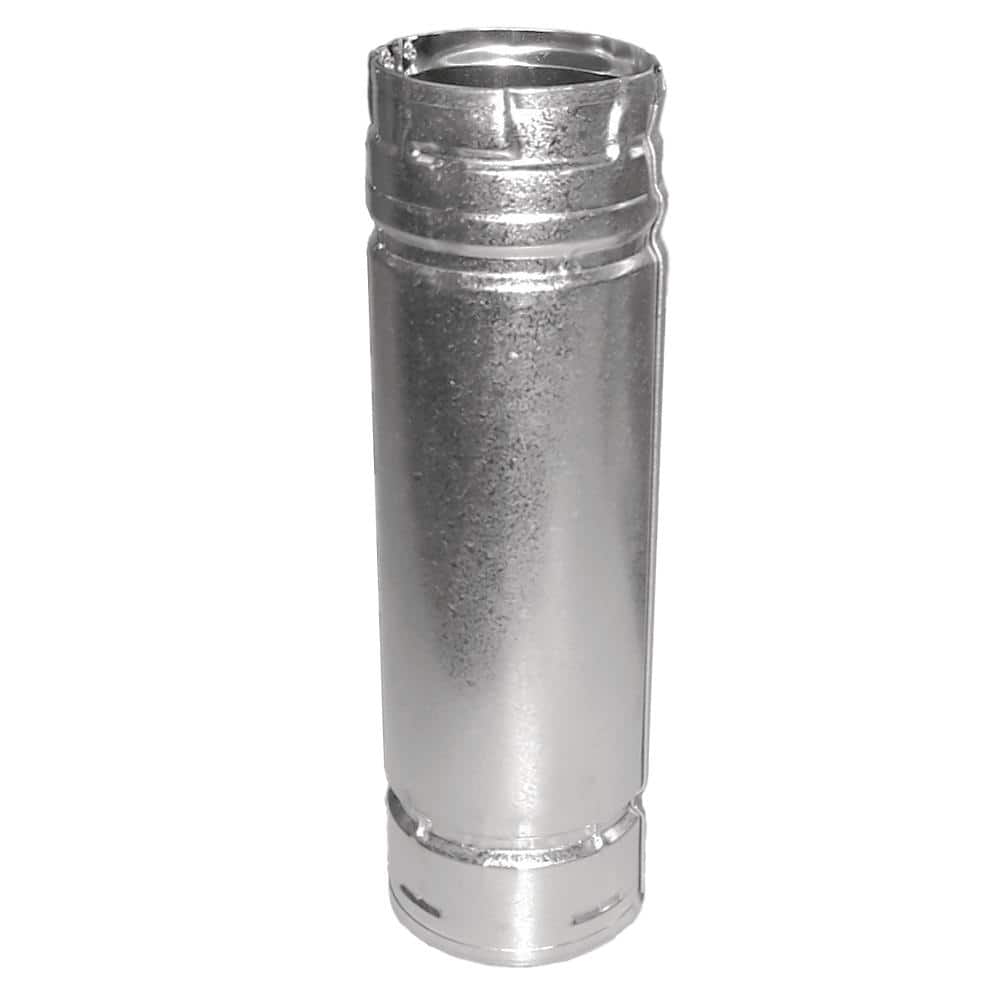 4 in. x 36 in. STAINLESS STRAIGHT Chimney Pipe - Hercitys