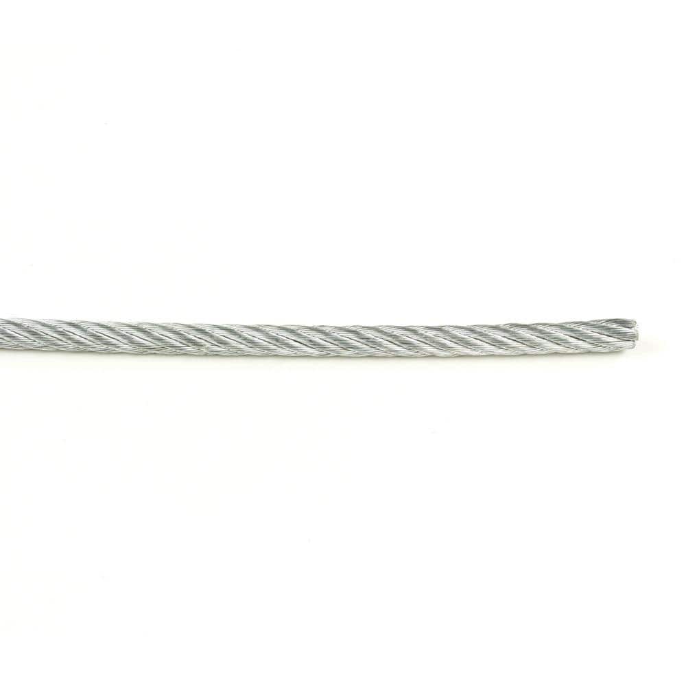 1/16 in. x 500 ft. Galvanized Steel Uncoated Wire Rope - Hercitys