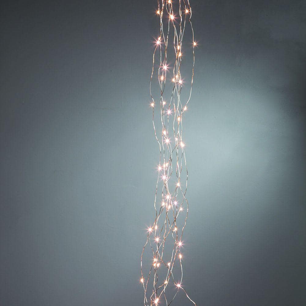 120-Light LED Warm White 10 Strand Indoor/Outdoor Multi-Function String Lights - Hercitys