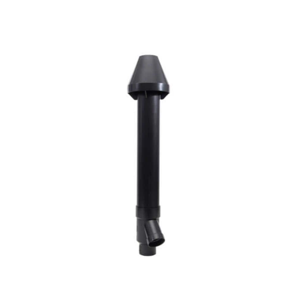 2 in. x 28 in. PVC FGV Concentric Vent Kit in Black - Hercitys