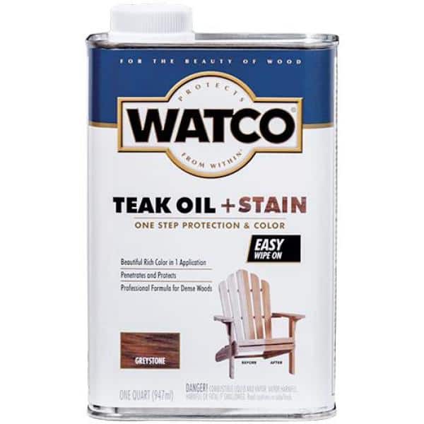 1 Quart Teak Oil in Greystone - Hercitys