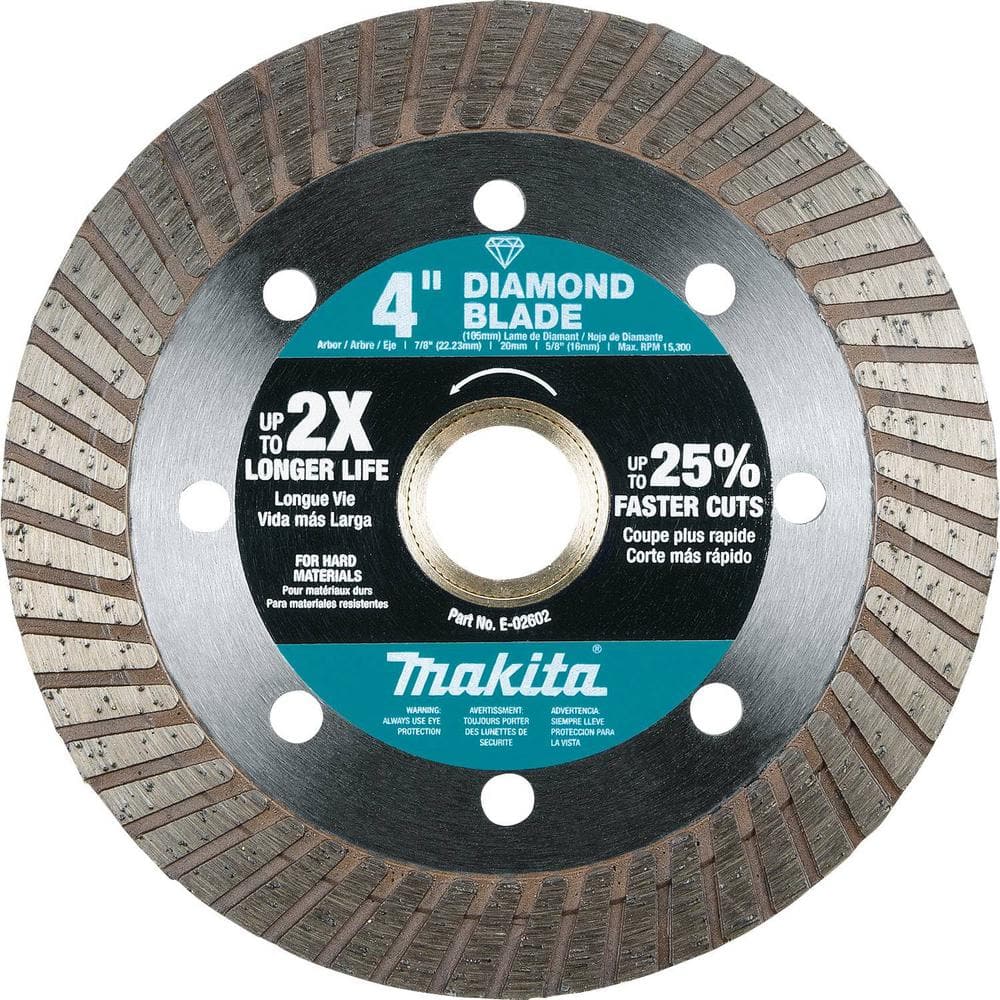 4 in. Diamond Blade, Turbo, Hard Material - Hercitys