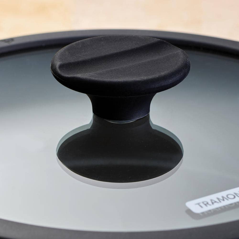 11-Piece Nesting Aluminum Nonstick Cookware Set in Red - Hercitys