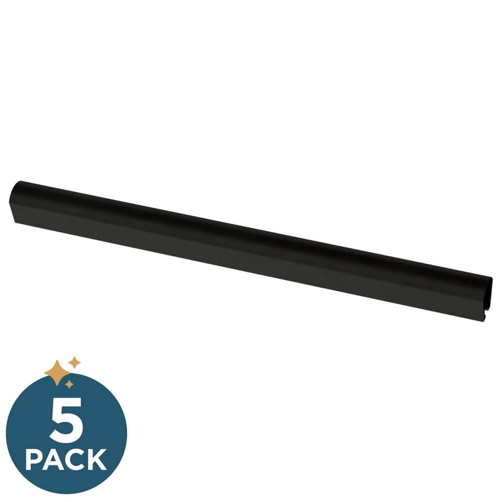 5-Pack Modern Arch Adjusta-Pull Adjustable 2 to 8-13/16 in. (51-224 mm) Modern Matte Black Cabinet Drawer Pulls - Hercitys